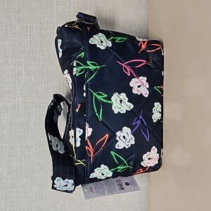 NWT Lug Flare 2 Floral Print Crossbody Bag